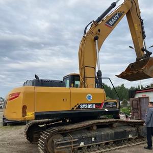 รถขุดไฮดรอลิก SANY SY305HPro ขนาดใหญ่ แบบตีนตะขาบ สำหรับงานหนัก มือสอง เครื่องจักรก่อสร้างงานดิน พร้อมเครื่องยนต์หลัก - Product Image 1