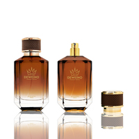 Flacon de Parfum en Verre avec Logo Personnalisé 30ml 50ml 100ml, Flacon Vaporisateur de Parfum en Verre Ambré avec Emballage Moderne