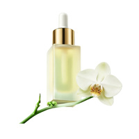 En stock – Flacon compte-gouttes carré à fond épais de 5 ml, 10 ml, 30 ml, 50 ml pour échantillons d'huiles essentielles – Verre original