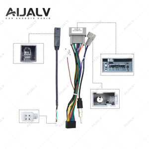 Высококачественный автомобильный Соединительный кабель для Honda STEPWGN 2005-2008 Android, радиопанель, проводка, гнездо - Product Image 3