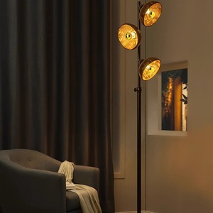Coconut Shell Bedside Table <b>Lamp</b> E26 <b>LED</b> Eye Caring Ambient <b>Light</b> For Bedroom Cafe Decoration Vintage Style - Product Image 1