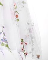 Robe de Fée en Tulle à Nœud Floral Coedody pour Fillette, Robe d'Été Smocked pour Petites Filles, Anniversaire, Mariage, Fête, 1-6 Ans