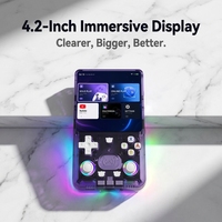 Consola de Juegos Portátil PSP Arcade Android 10, Pantalla IPS de 4.2 Pulgadas, Más de 30 Emuladores, Más de 20000 Juegos, WiFi, YouTube, TikTok, Joystick RGB, Reproductor Retro