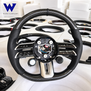 Volante in Fibra di Carbonio Multifunzionale Aggiornato e Modificato Adatto per Mercedes Benz W104 <span class=keywords><strong>W205</strong></span> W213 X166 X164 H247 X156 - Product Image 2