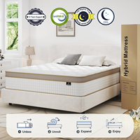 Matelas en mousse à mémoire de forme en gel à ressorts ensachés au prix de gros Mobilier de chambre Matelas pour le sommeil confortable Matelas compressé