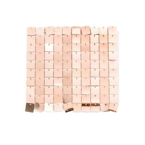 <span class=keywords><strong>Mur</strong></span> scintillant carré en sequins colorés pour décoration extérieure, panneaux 4D, fond en sequins, logo personnalisé, décoration de fête avec ballons - Product Image 1