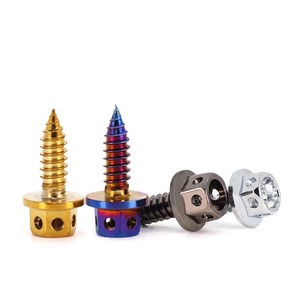 304 acier inoxydable creux à six pans creux bride <span class=keywords><strong>vis</strong></span> autotaraudeuses moto électrique Modification boulons de décoration - Product Image 3