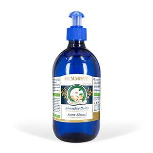 Olio di mandorle dolci Marnys 500 ml, olio vettore per massaggi e cura della pelle - Product Image 1