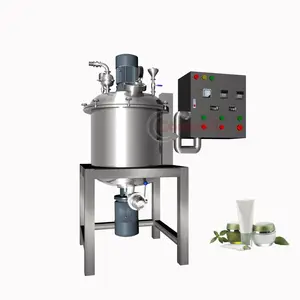 10l 20l 50l lab vacuum emulsifying mixer tank vacuum homogenizer mixer emulsifying machine for cleansing gel