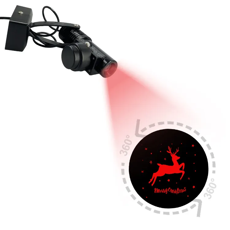 عرض خاص مصباح إضاءة LED Gobo Projector بشعار مخصص للفندق KTV للإعلان
