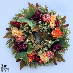 Ghirlanda Artificiale in Tessuto Personalizzata per Decorazione Murale Interna e Appesa Fiori e Piante 31448354 - Product Image 6