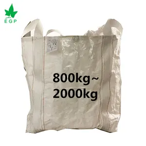 EGP Factory Supplier FIBC Big Jumbo Bags 1000kg 1100kg 1200kg PP Bulk Bags for 1 ton 2 ton Industrial Agricultural Projects