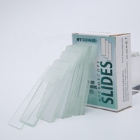 BENOY Lab Double Frosted Microscope Slides 7107 Ground Edges and Cover Glass