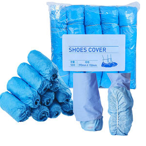 Tek kullanımlık çizme ve ayakkabı kapakları 50 çift (200 paket) kaymaz dayanıklı neredeyse çoğu ayakkabı uyar - Product Image 1