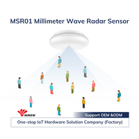 OBM Sensor hunian Radar gelombang milimeter Bluetooth, Sensor pendeteksi gerakan nirkabel Sensor penghitung orang tubuh manusia