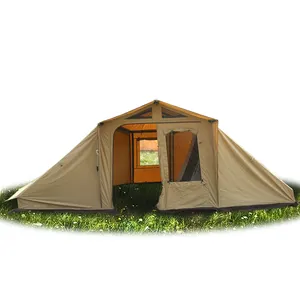 Functional heavy duty fabric canvas luxury tent