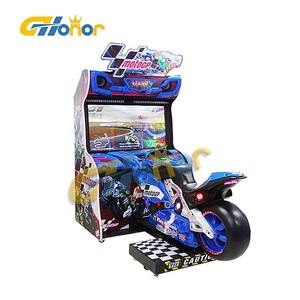Vui chơi giải trí Thương hiệu Mới Giá nhà máy lái xe trò chơi Arcade máy trẻ em đồng tiền hoạt động MOTO GP Video Xe Máy lái xe mô phỏng - Product Image 2