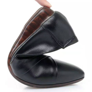 Chaussures en cuir pour femmes <span class=keywords><strong>petit</strong></span> unique nouveau printemps/été un <span class=keywords><strong>pied</strong></span> confortable doux chaussures plates pour femmes - Product Image 5