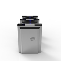 Barrière à ailettes électronique avec armoire en acier inoxydable 304 pour la gestion intelligente de l'entrée des piétons