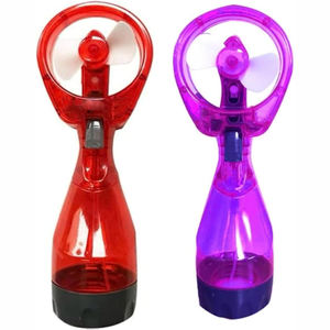 พัดลมพกพาแบบพ่นละอองน้ำขนาดเล็ก ใช้แบตเตอรี่ เหมาะสำหรับเดินทางกลางแจ้งในฤดูร้อน พร้อมถังเก็บน้ำ - Product Image 1