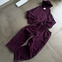 Survêtement baggy déchiré Y2K effet vieilli, motif Spray Monkey, lavage effet neige 3D pour streetwear, sweat à capuche et pantalon de jogging pour homme 100% coton