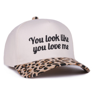 Cappello da Baseball Bicolore 'You Look Like You Love Me' con Logo Ricamato 3D, Struttura Morbida a 5 Pannelli in Cotone per Uomo - Product Image 6