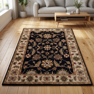 Handknotted Wool Rug Premium Handmade Carpet Luxury Area Rug Durable Soft Pile Oriental Design (<b>Door</b> <b>mats</b>) - Product Image 3