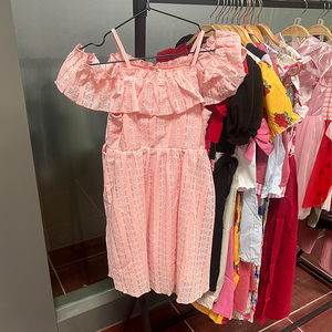 Robes d'été pour enfants à prix d'usine, imprimé floral, sans manches, rose, blanc, violet, multicolores, décontractées, vêtements pour enfants - Product Image 6