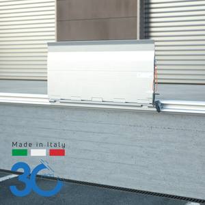TM PEDANE ES60B <b>Sliding</b> Ramp with Ball Bearing System Manual Aluminum Loading Ramp for <b>Small</b> Wheeled Vehicles 4000kg Capacity - Product Image 1