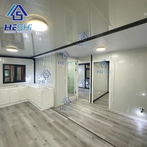 Maison préfabriquée moderne extensible en conteneur de 40 pieds et 20 pieds, prête à être expédiée, maison préfabriquée en acier léger, cuisine, casas prefabricadas - Product Image 4
