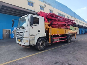 Camión bomba de hormigón SAN-Y SY5271THB 370C-8 usado de 2019, bomba con pluma de 37 m para entrega de hormigón en construcción urbana y rural pequeña. - Product Image 1