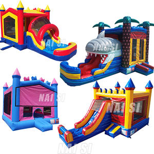 Bambini <span class=keywords><strong>luna</strong></span> gonfiabile Moonwalk Water Jumper buttafuori Moon walk castello gonfiabile Jumping Commercial Rainbow Bounce House Party rental - Product Image 4