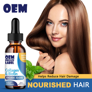 Suplemento de Colágeno Líquido Premium OEM y Gotas de Biotina para Mujeres, Apoya la Salud del Cabello, la Piel y las Uñas con Ácido Hialurónico - Product Image 3