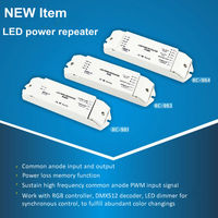 Amplificateur LED RGB 3 canaux Bincolor BC-963, répéteur de puissance à tension constante LED