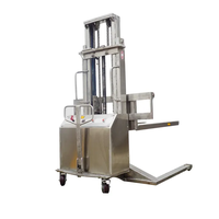 Nouveau transpalette électrique AMITYCARE CDD233 en acier inoxydable, capacité 1000 kg, hauteur de levage 3000 mm