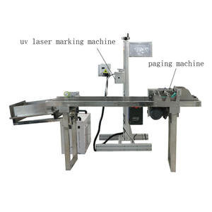 Codeur laser UV pour emballages souples, imprimante laser à alimentation automatique, date d'expiration, numéro de lot sur sachet souple - Product Image 5
