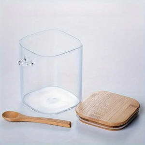 High Quality Modern Design 12pcs <b>Airtight</b> Food Storage Glass <b>Jar</b> Set Kitchenware for Travel - Product Image 2