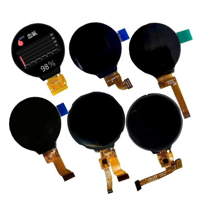 Custom CTP Round 1.28" Panel 13 Pin MCU SPI GC9A01 Smart Watch Circular Screen Module 1.3 1.28 inch TFT LCD Display