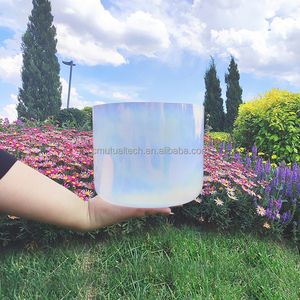 ขันคริสตัลควอตซ์ใส 99.99% สีไล่ระดับ 432/440Hz เครื่องดนตรีบำบัดด้วยเสียง - Product Image 6