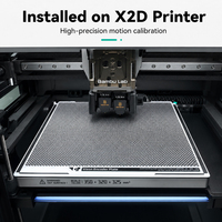 Plaque d'étalonnage du capteur de vision pour imprimante 3D Bambu Lab X2D 275x258mm, outil de précision du mouvement XY inférieur à 50µm, étalonnage en 5 minutes