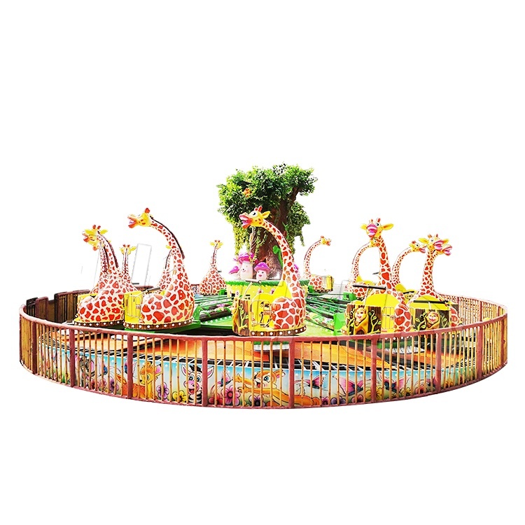Outdoor and Indoor Rotating Giraffe Park