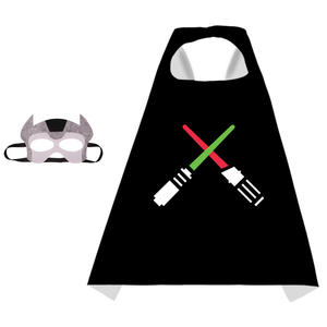 Capa de Anime de Halloween con logotipo personalizable para niños con máscara de reloj de capa de personaje impreso y accesorios para Carnaval - Product Image 3