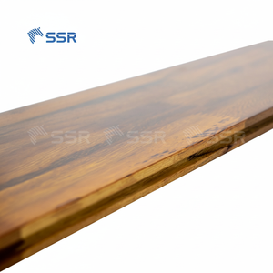 Plancher en bois solide de joint de doigt de plancher-plancher en bois dur de SSR VINA-acacia/bois d'hévéa/Senna Siamea - Product Image 1