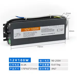 Led drive 20W outdoor light flood light drive isolamento alimentatore impermeabile 600MA potenza isolata ad ampia tensione