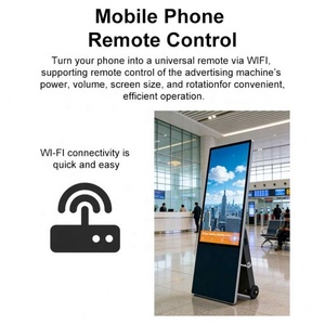 Écrans numériques HBYLCD Totem pour l'extérieur et l'intérieur, affichage mobile 43/32/55 pouces, équipement <span class=keywords><strong>de</strong></span> publicité et <span class=keywords><strong>de</strong></span> marketing <span class=keywords><strong>sur</strong></span> <span class=keywords><strong>internet</strong></span> - Product Image 5