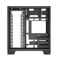 AntarcChill Hot Selling Black Gaming Computer Case Three Sides Tempered Glass Case PC Mid Tower Computer Case OEM