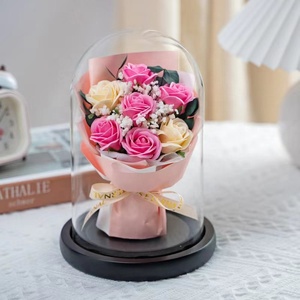 Regali per <span class=keywords><strong>San</strong></span> <span class=keywords><strong>Valentino</strong></span> 2026: Sapone <span class=keywords><strong>Romantico</strong></span> con Fiore Eterno, Rosa Conservata in Cupola di Vetro, Idee <span class=keywords><strong>Regalo</strong></span> per la Festa della Mamma - Product Image 5