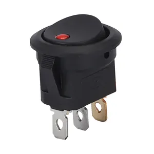 KCD série alta velocidade liquidificador Switches tudo preto 4 pinos com 4 pinos Rocker Switches