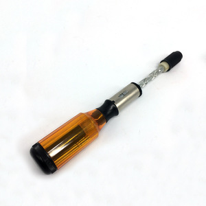 Destornillador semiautomático de trinquete con mango de madera y mecanismo de presión positiva y negativa - Product Image 4