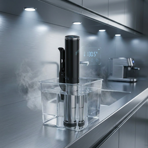Olla de Cocción al Vacío Preferida por los Chefs Caseros - Calentamiento Potente con Control Preciso de Temperatura y Tiempo para Carnes y Huevos Suaves - Product Image 1